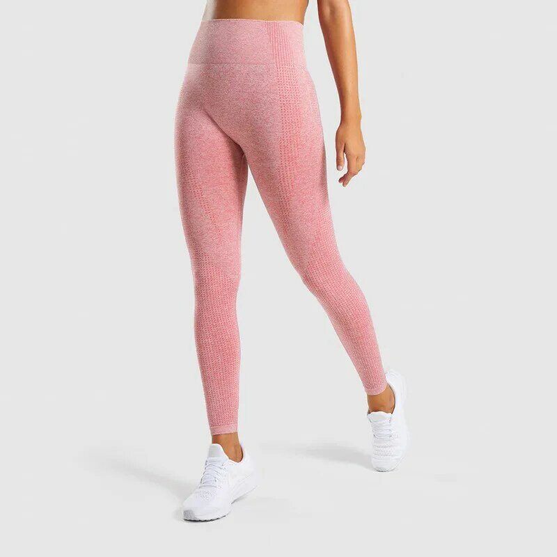 Wysokiej talii bezszwowe legginsy leginsy Push-Up Sport kobiety Fitness bieganie spodnie jogi energia elastyczne spodnie Gym Girl rajstopy
