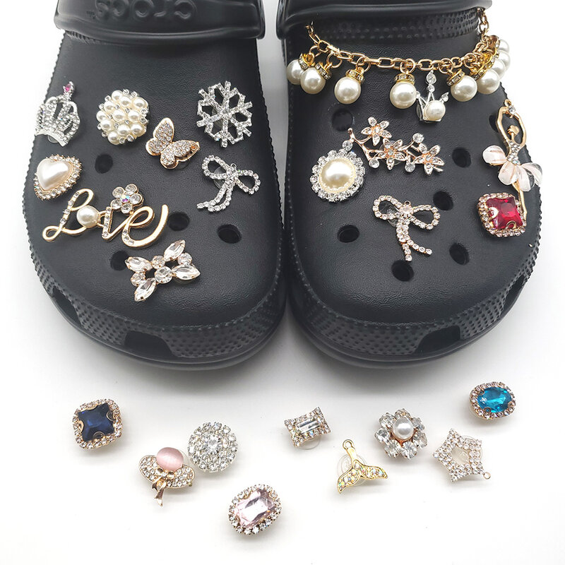 1 pieza de joyería de cristal para niñas, accesorios de sandalias de silicona para regalos perfectos, decoración nueva