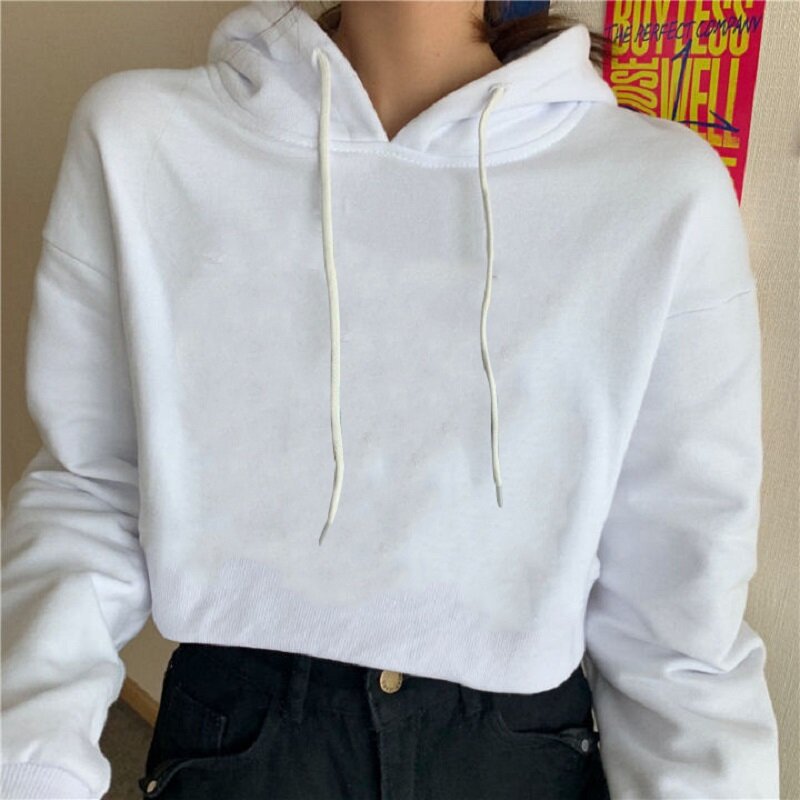Inverno roupas moletom gótico oversized y2k streetwear harajuku punk feminino manga longa 90s vintage pullovers curto hoodies