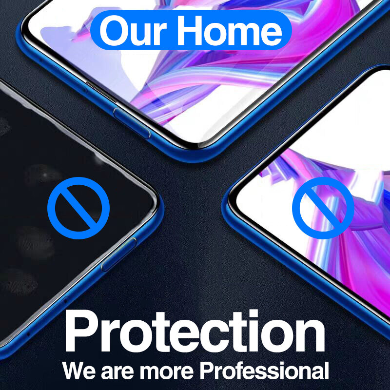 Protector de pantalla de vidrio templado para Huawei, película protectora para P20, P30, P40 Lite, P Smart 2019, Mate 30, 20 Lite, P20 Pro, 4 Uds.