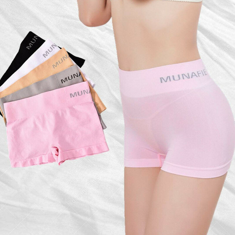Safety Panties Cotton Seamless Skin-Friendly Bodyshaper Women Short Panties Ladies Solid Briefs High-quality Intimates Underwear