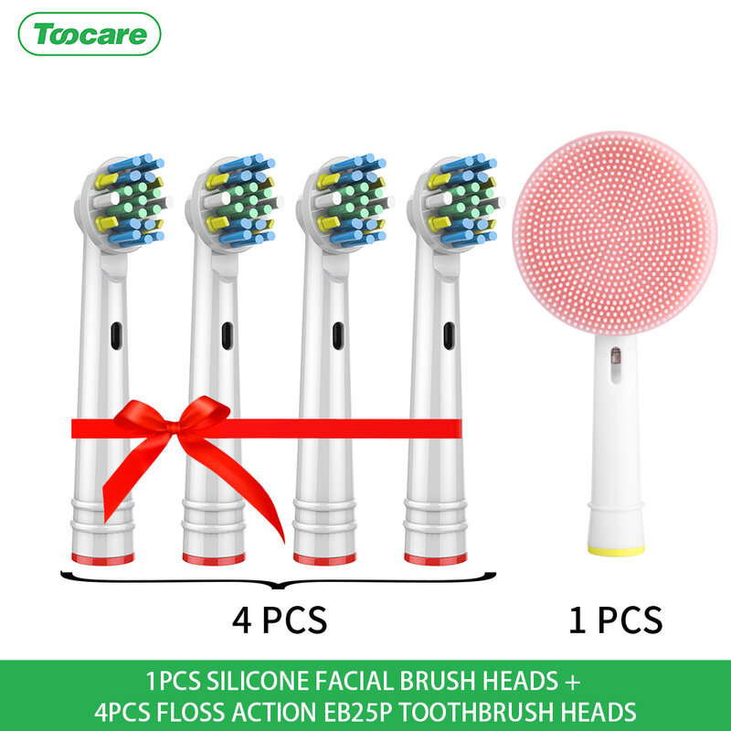 Cabeças de escova de dentes de substituição para oral-b precision clean/3d branco/floss action/cabeças de escova de dentes elétrica sensível