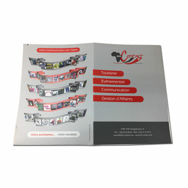 De venta al por mayor 500 unids/lote Manual de instrucciones de impresión de libro de doble impresión de folleto