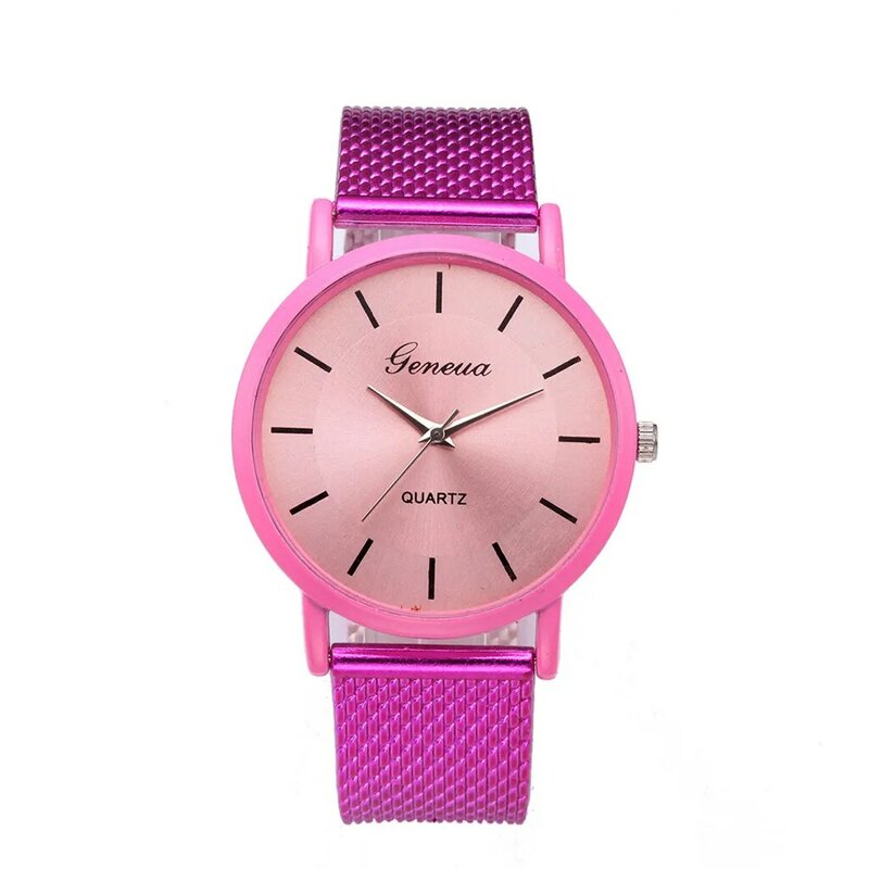 Frau Uhr 2020 Neue Zifferblatt Damen Anlogy Quarz Armbanduhr Blau Glas Leben Silikon Mesh Gürtel Geschenk Gold Uhr reloj mujer XQ