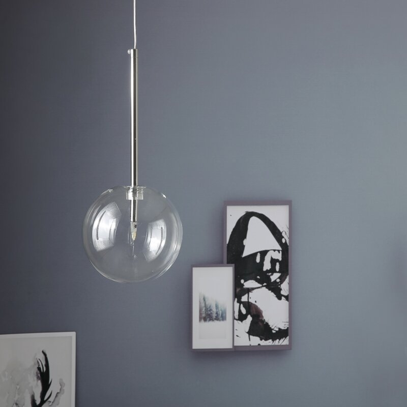 Nordic Glass Hanglampen Globe Chrome Glazen Bal Hanglamp Eetkamer Keuken Opknoping Lamp Home Decor Lichtpunt