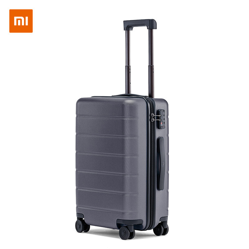 Чемодан Xiaomi для мужчин и женщин, классический универсальный чемодан на колесо 20/24 дюйма с замком TSA и паролем для путешествий и бизнеса