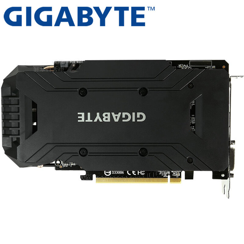 Gigabyte gtx 1060 3gb 192bit gddr5 placa gráfica original usado placas de vídeo para nvidia placas vga geforce gtx 1050 ti hdmi 750 960
