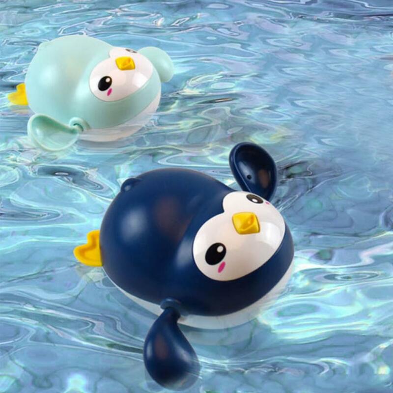 Mainan Air Pantai Penguin Kecil Mainan Jarum Jam Mandi Anak-anak Mainan Bermain Air Mandi Bayi Mainan Bak Mandi Pantai Kamar Mandi untuk Anak-anak