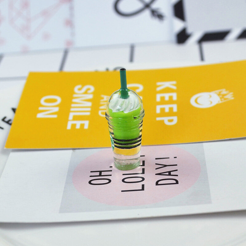 Koffie Stro Cup Bedels Voor Slime Editie Alle Voedsel Ijs Polymeer Klei Filler Hars Slime Accessoires Speelgoed Kit Voor kinderen