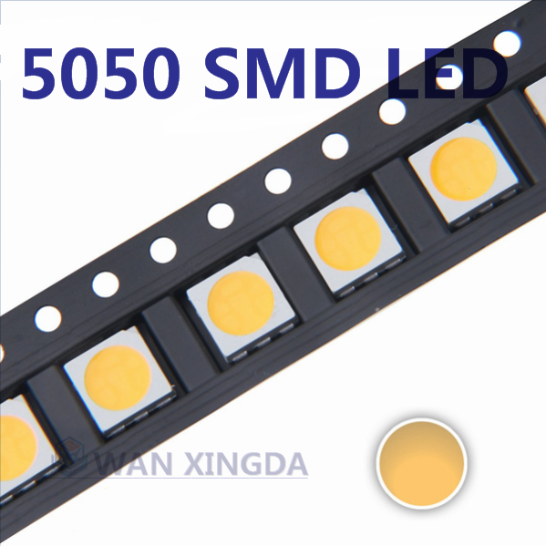 100 sztuk 0805 1206 3528 5050 LED SMD czerwony żółty zielony biały niebieski pomarańczowy dioda elektroluminescencyjna super bright dioda emitująca światło lam