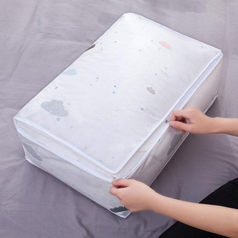 습기 방지 퀼트 정렬 가방 인쇄 이불 여행 수하물 주최자 인쇄 이불 보관 가방 새로운 패션 가정용 대형