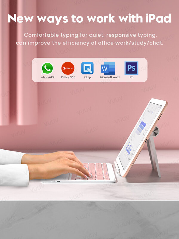 Bluetooth-kompatibel Tastatur Mit Touchpad Für Android Windows iOS Telefon Tablet Tastatur Drahtlose Maus Für iPad Pro Tastatur