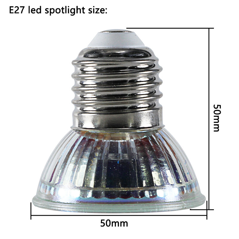 Bombilla led e27 GU10 MR16 lampe licht 12v 24v 36v 48v 60v 110v 220v super 3W 5W scheinwerfer glas tasse decke lampe hause beleuchtung