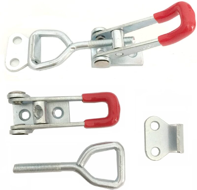 10 Pack Adjustable Toggle Latch Clamp 150Kg Holding Capacity, 4001 Heavy Duty Quick Release Pull Latch Toggle Clamp