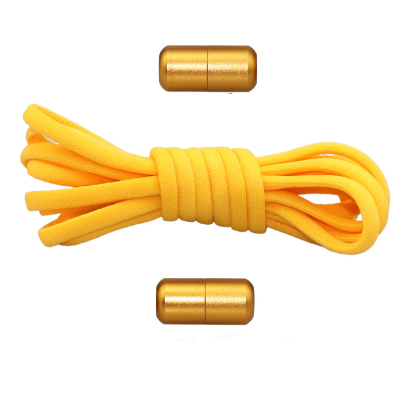La elasticidad redonda no necesita atar cordones, adecuada para niños y adultos, cordones de perezosos rápidos, 13 colores
