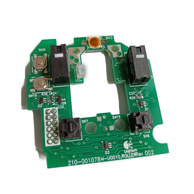 Mouse placa chave de botão placa-mãe superior micro interruptor para logitech g500 g500s transporte da gota