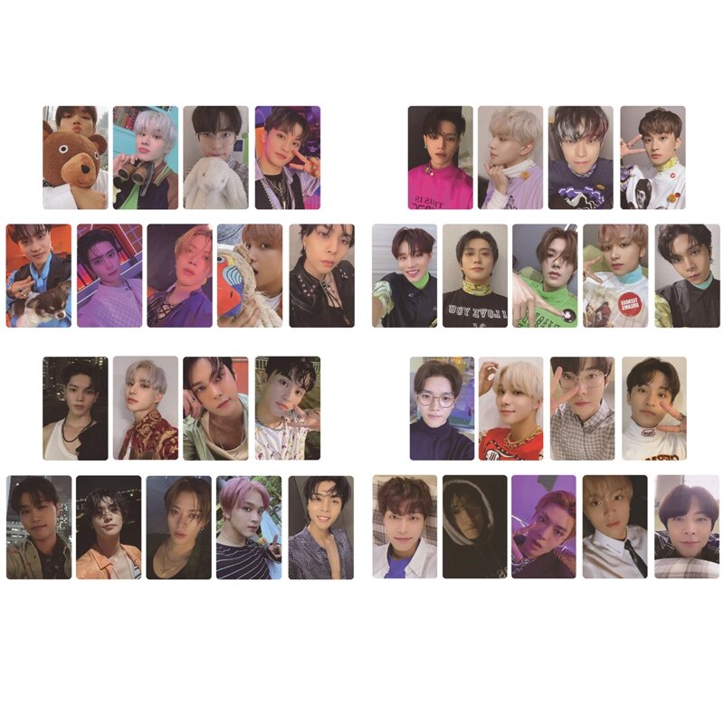 9Pcs/Set Kpop Nct127 Postcard Album Sticker Lomo Card Photocard Small Card Fans Collection Gift