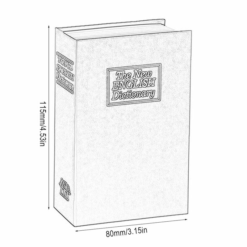 Scatola di cambio creativa dizionario libro scatola di assicurazione libro di simulazione creativo europeo Mini serbatoio di stoccaggio sicuro