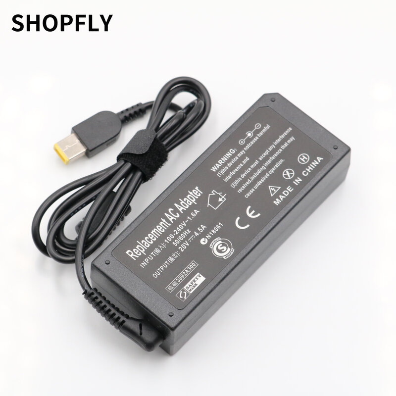 20V 4.5A 90W PIN Tipe Laptop Power Adapter Charger UNTUK Lenovo X1 Karbon T440 E431 X230S X240S S3 s5 G400 G405 G500 G500S G505