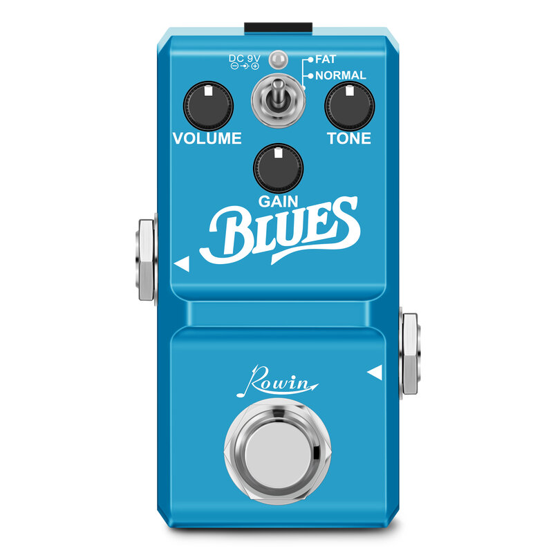 Rowin Guitar Pedals Blues LN-321 for Full Mental Shell Electric Guitar and Bass Effect Pedal