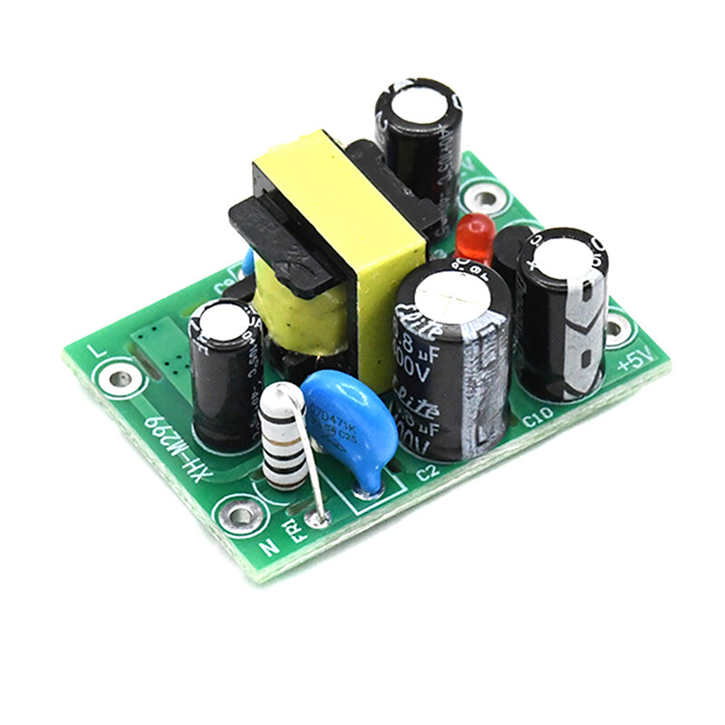 1pc mini AC-DC conversor ac 110v 220v para dc 12v 0.2a + 5v placa módulo atacado