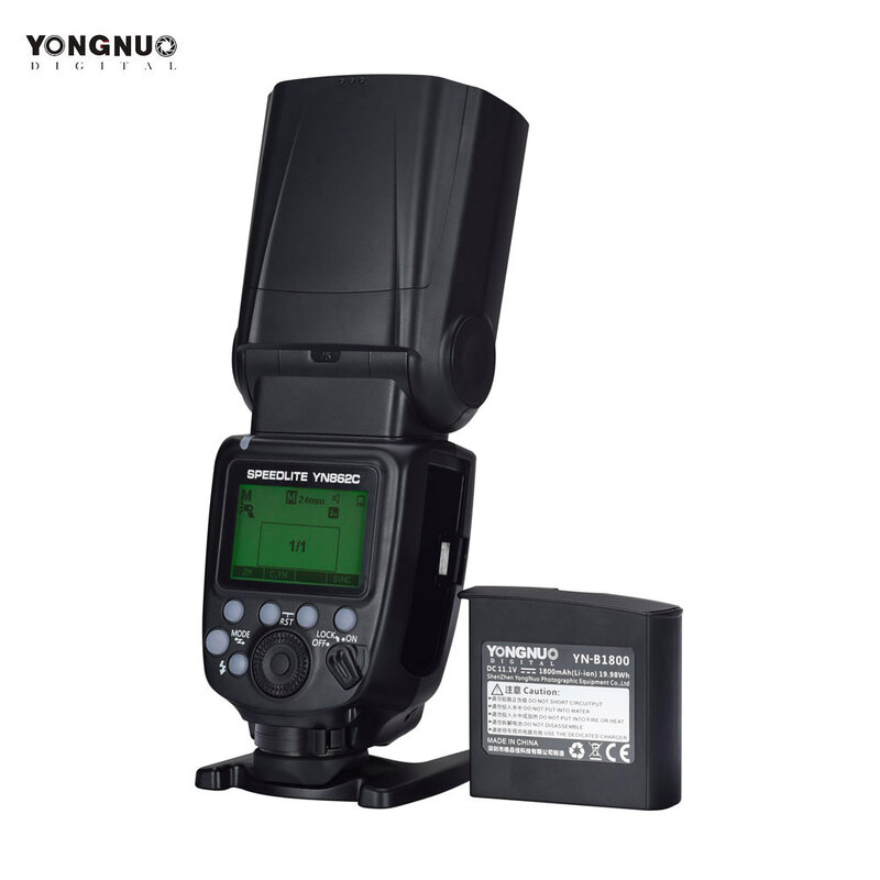 YONGNUO YN862C Speedlite Flash lumière sans fil TTL caméra Flash maître esclave Speedlite pour Canon 5D IV/6D/7D/40D/650D/1200D/EOS R