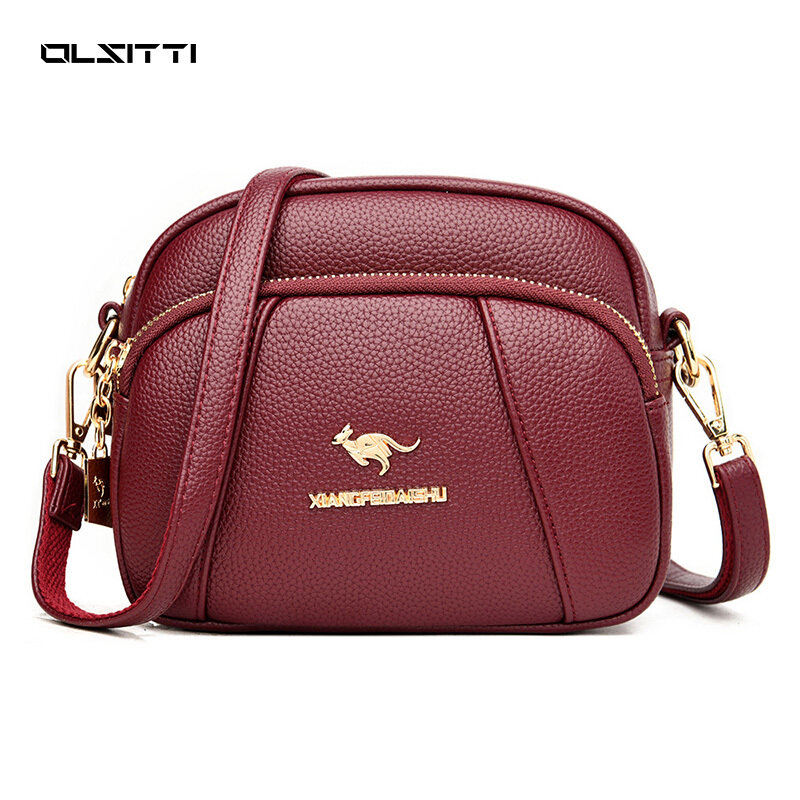 OLSITTI Fashion Casual Shoulder Bags for Women 2021 New Designer High Quality Pu Leather Messenger Small Square Bag Sac A Main