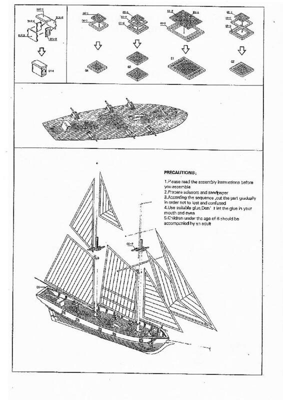 Kuulee 1:100 Scaleไม้เรือใบเรือชุดชุดDIYบ้านตกแต่งเรือของเล่นสำหรับเด็กเรือใบแม่พิมพ์