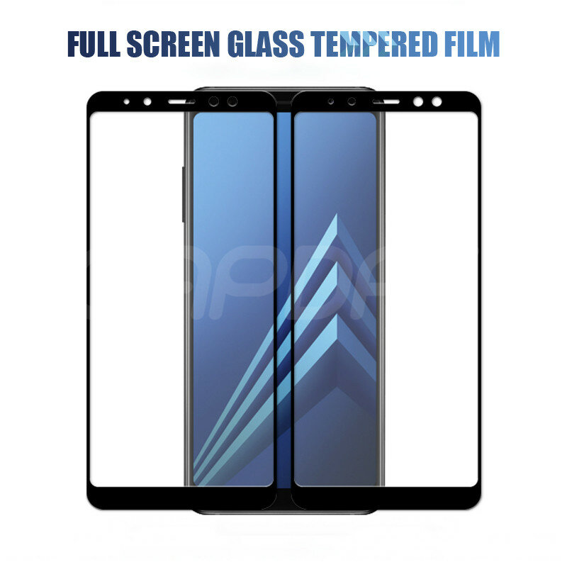 9D Beschermende Glas Op De Voor Samsung Galaxy A5 A7 A9 J2 J8 2018 A6 A8 J4 J6 Plus 2018 gehard Screen Protector Glas Film
