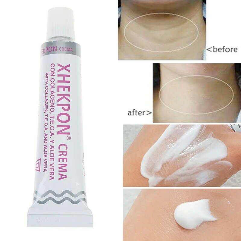 Xhekpon-Crema para el cuello y la cara, Crema hidratante antiedad, suave y antiarrugas, 40g, 40ml