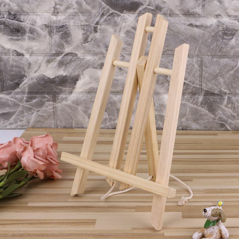 30/50 cm Wood Easel Advertisement Exhibition Display Shelf Holder Painting Stand