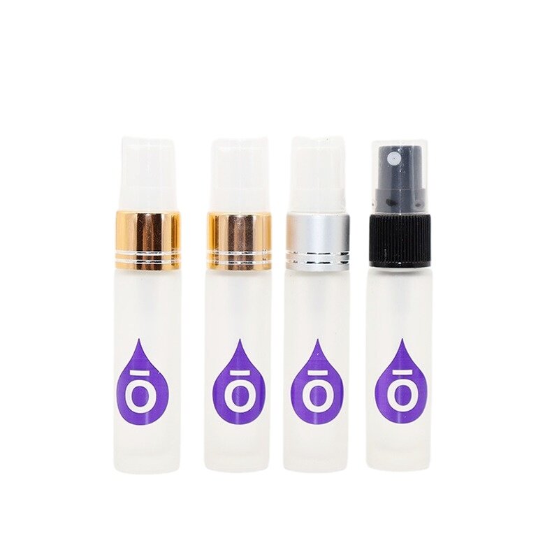 50 pçs 10ml fosco spray óleo essencial vidro vazio frasco de vidro grosso para doterra recarregável cosméticos óleo essencial amostra perfume