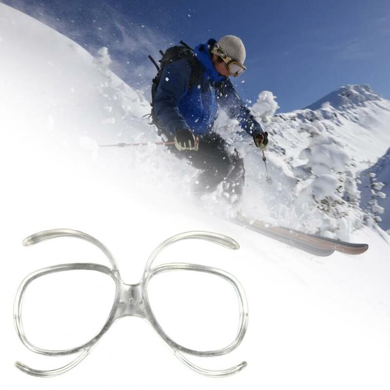 Gafas de esquí con montura para miopía, diseño de inserción antiarañazos, cómodas de llevar, gafas de Snowboard, montura de lentes para miopía para deportes al aire libre