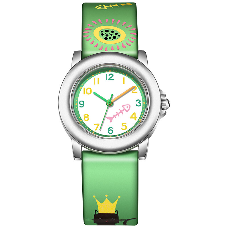 Детские часы в мультипликационном стиле, маленький размер, циферблат, браслет, подарок для школьниц и мальчиков