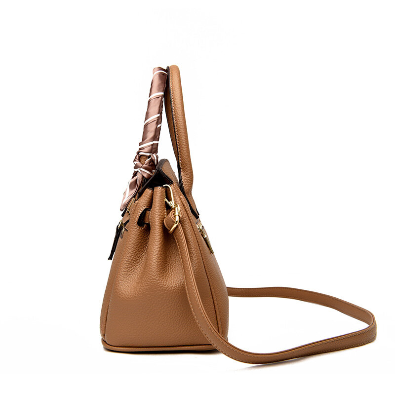 YILIAN Birkin กระเป๋าถือ2021กระเป๋าสตรีใหม่แฟชั่นอเนกประสงค์กระเป๋าสะพายขนาดใหญ่ความจุกระเป๋า Cross-Body