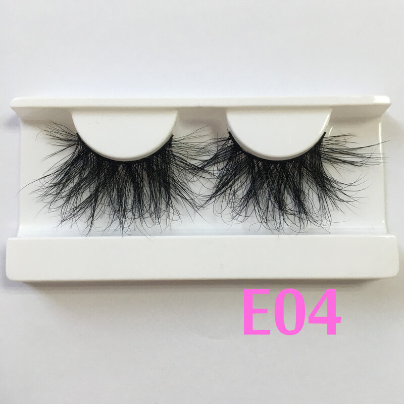 BossGirl Lashes Mink 25mm Wholesale Lashes Mink Eyelashes 3D Mink White Tray with Clear Lid Packaging Dramatic Long