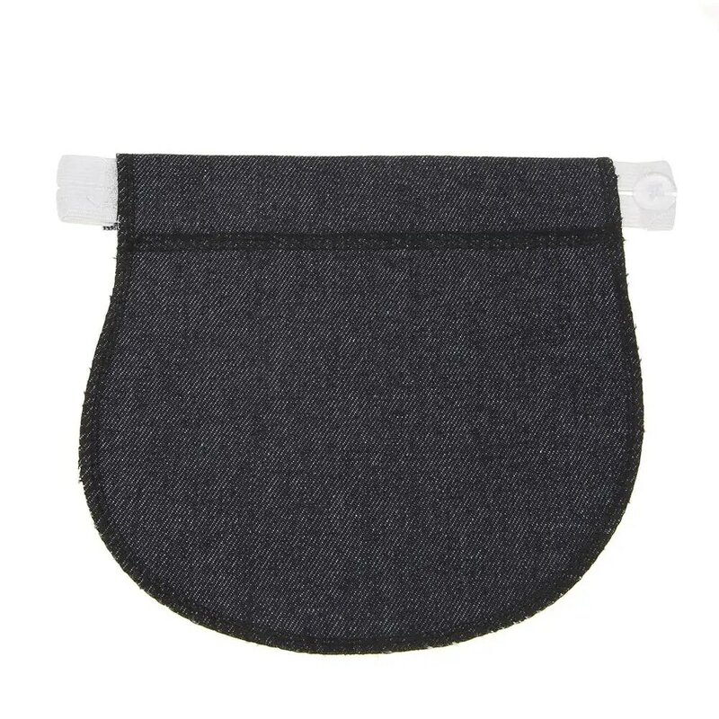 Cinturón de pretina de maternidad para mujer, pantalones elásticos ajustables suaves, alargadores de cintura, botón, pantalones sueltos para madre