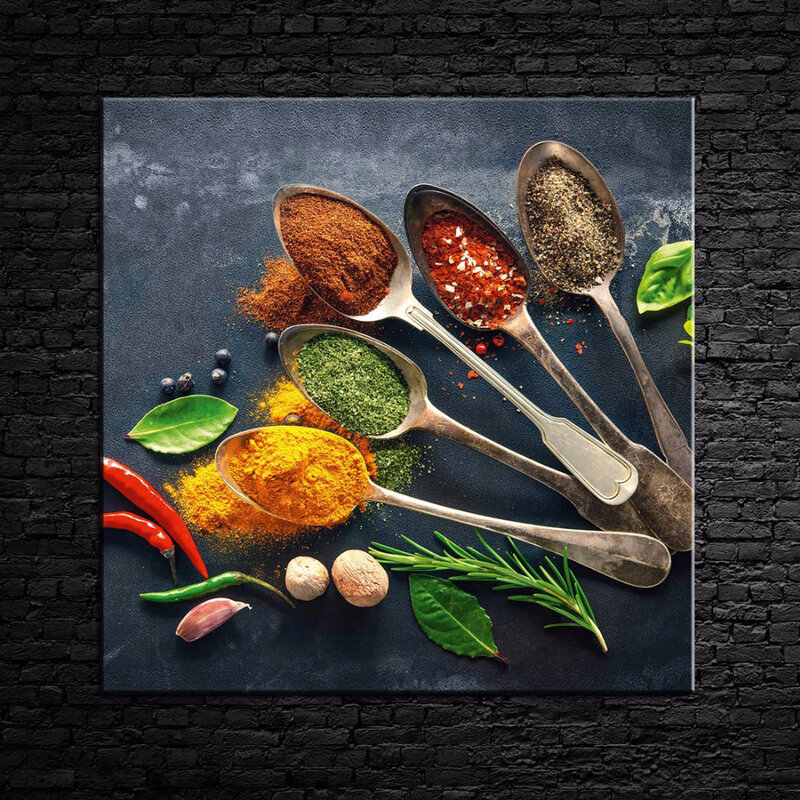 Картина на холсте Quadro Pepper Spice, для ресторана, картина маслом, настенные картины для гостиной, кухни, Декор, холст для стен