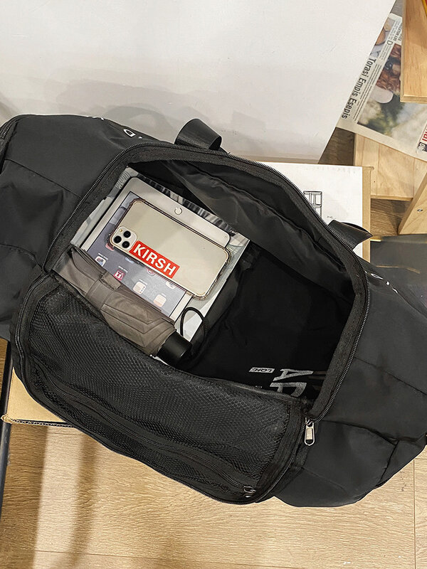 YILIAN-bolsa de viaje de negocios de corta distancia, bolso de lona de gran capacidad con logotipo popular, bolsa deportiva para entrenamiento