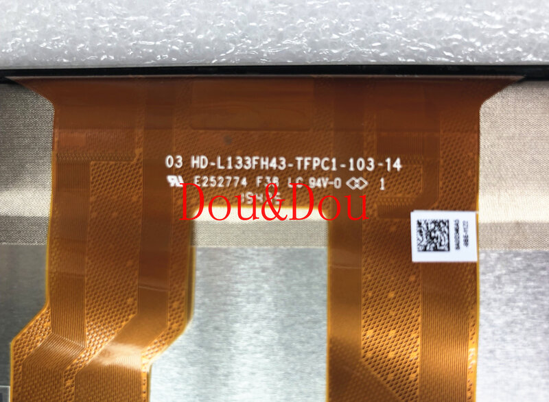 B133HAN05.E 13.3 ''FHD LCD do laptopa montaż digitizera ekranu dotykowego do HP 03HD-L133FH43-TFPC1-103-14 bez ramki