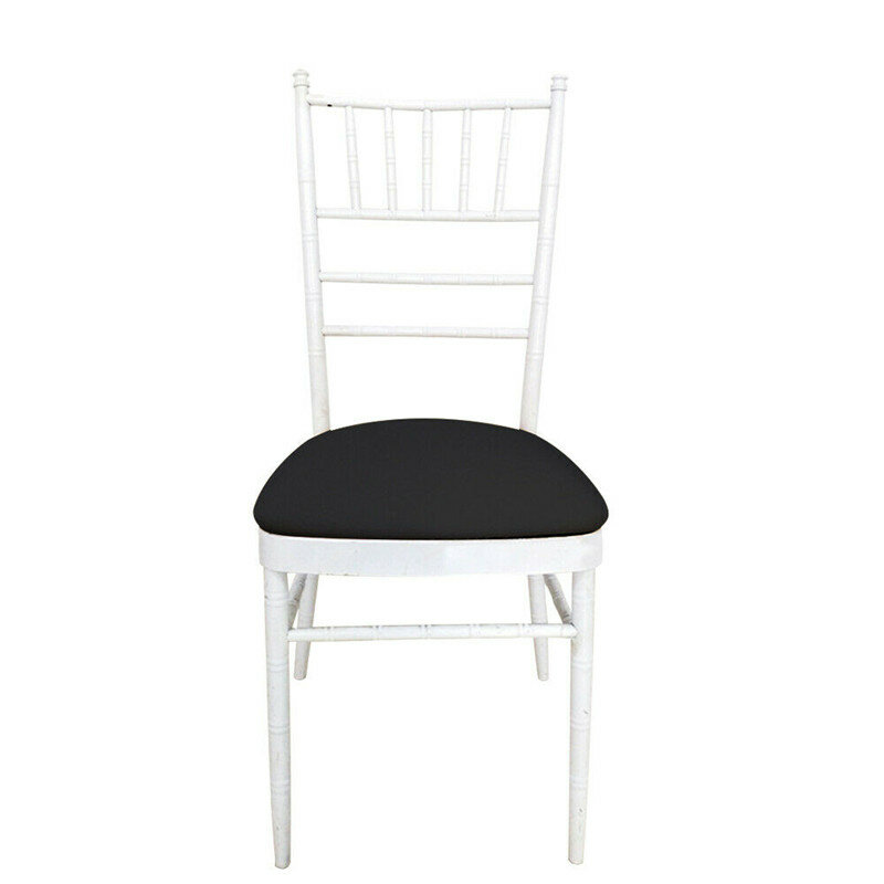 1PC okrągły elastyczny teleskopowy pokrowiec na krzesło odpinany prosty poszewka na poduszkę na krzesło tekstylia domowe