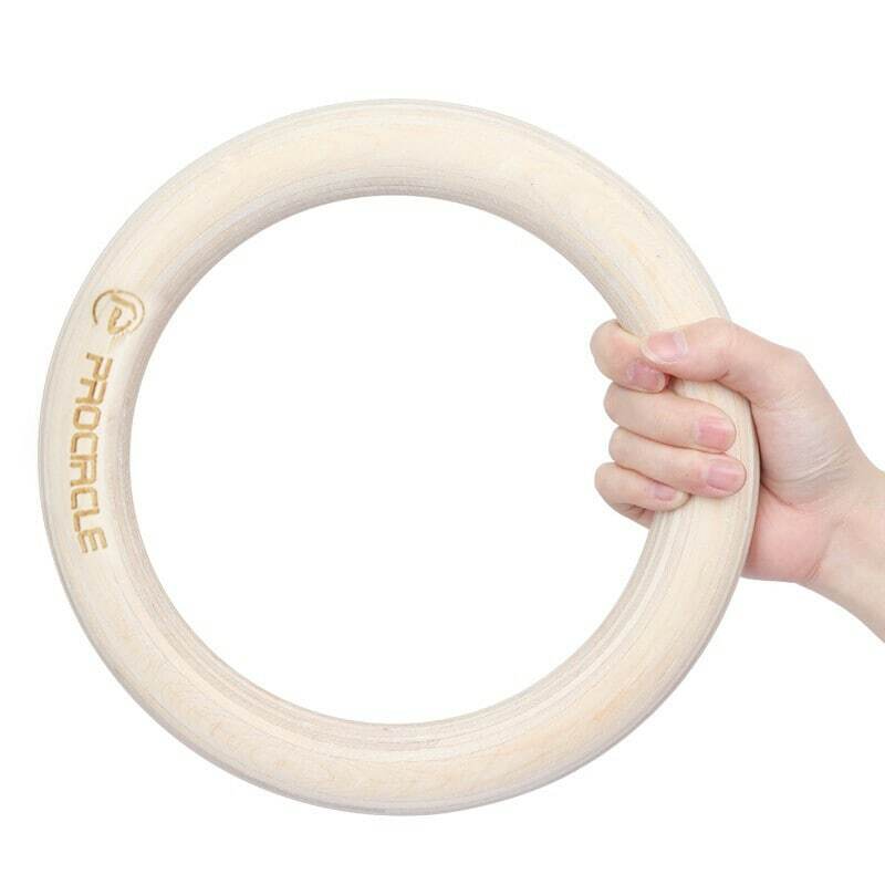 Procircle – anneaux de gymnastique en bois, 25/28/32mm, avec longues boucles réglables, sangles d'entraînement pour enfants et adultes