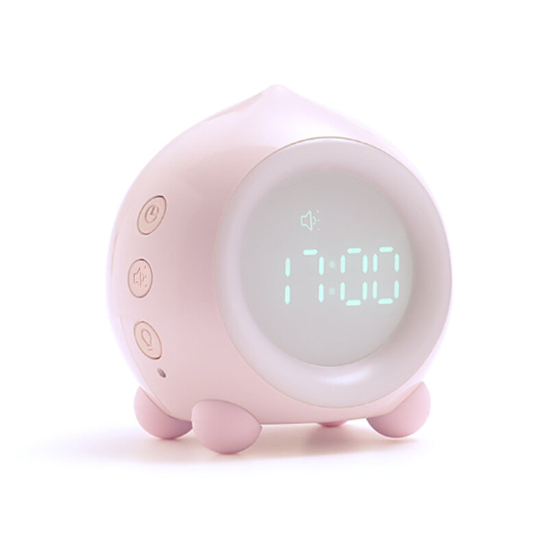 Taoqu-alarma de luz nocturna colorida, App de teléfono inteligente, alarma Digital, productos para el hogar