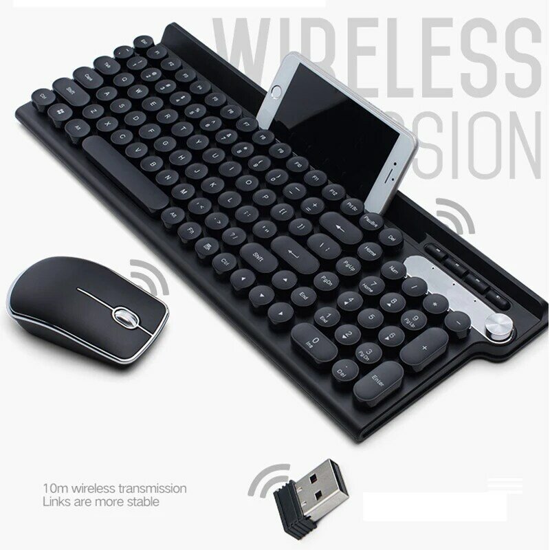 2.4G tastiera da gioco Wireless Mouse tastiera e Mouse ricaricabili per Macbook tastiera per Laptop Computer PC Gamer tastiera Mouse