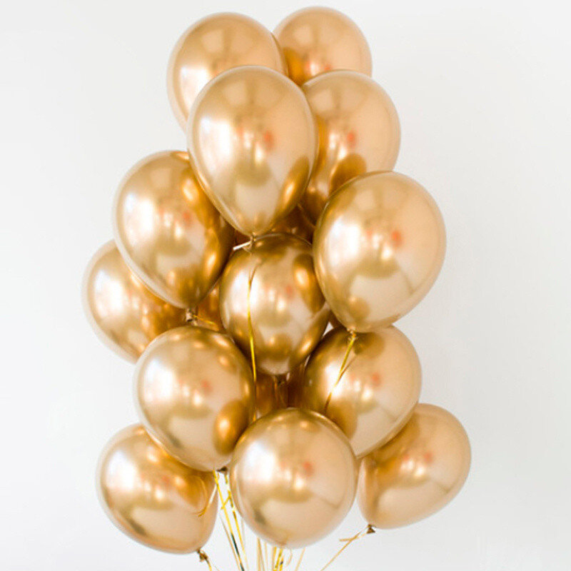 5" Pouces Métallique Ballons 10pk petit par SEMPERTEX Latex Fête Anniversaire Décoration FS