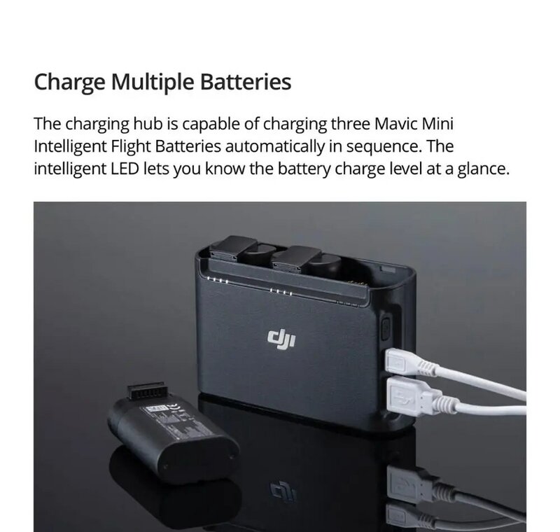 Original DJI Mavic Mini Intelligent Flight Battery/Charging Base/Two-Way Charging Hub/For DJI Mavic Drone Flying Set Accessories