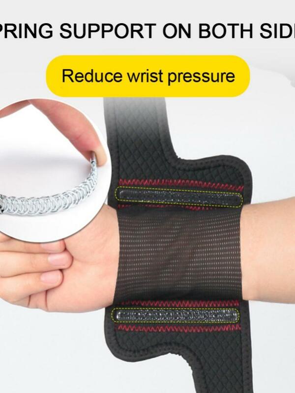 Adult/Children Outdoor Fitness Sports Impact Wrist Protector Aluminum Spring Support Compression Wrist Protector