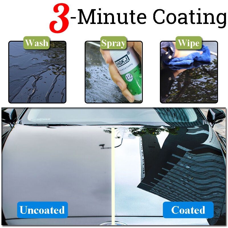 HGKJ Car Accessories Waterproof Coating Cleaning Glass Car Window Cleaner Repair Agent Hydrophobic Coating