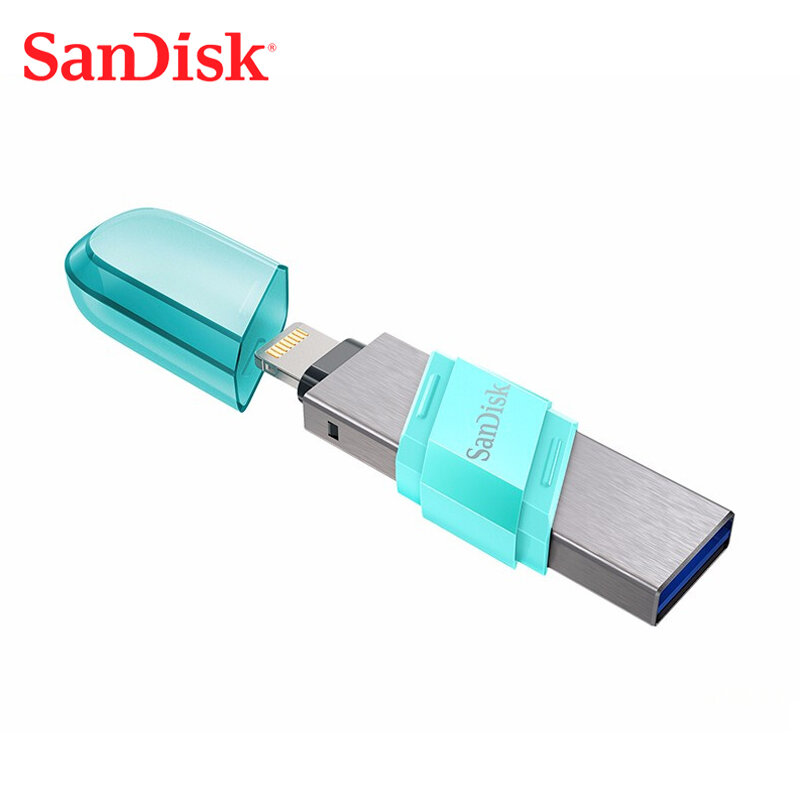Aleta da movimentação do flash de usb 128 ixpand do metal da memória flash 64gb 256gb 3.0 gb da movimentação da pena de sandisk sdix90n para o iphone ipad pendrive