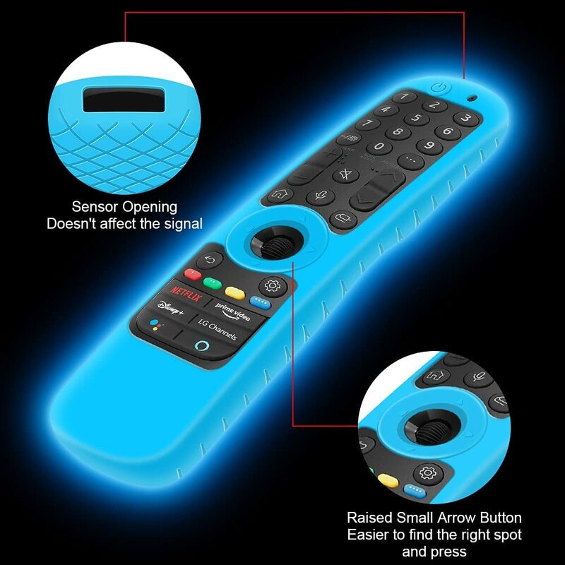Silicone Protective Remote Control Covers, Case para LG Smart TV, AN-MR21, AN-MR21GC, OLED TV Magic, AN MR21GA